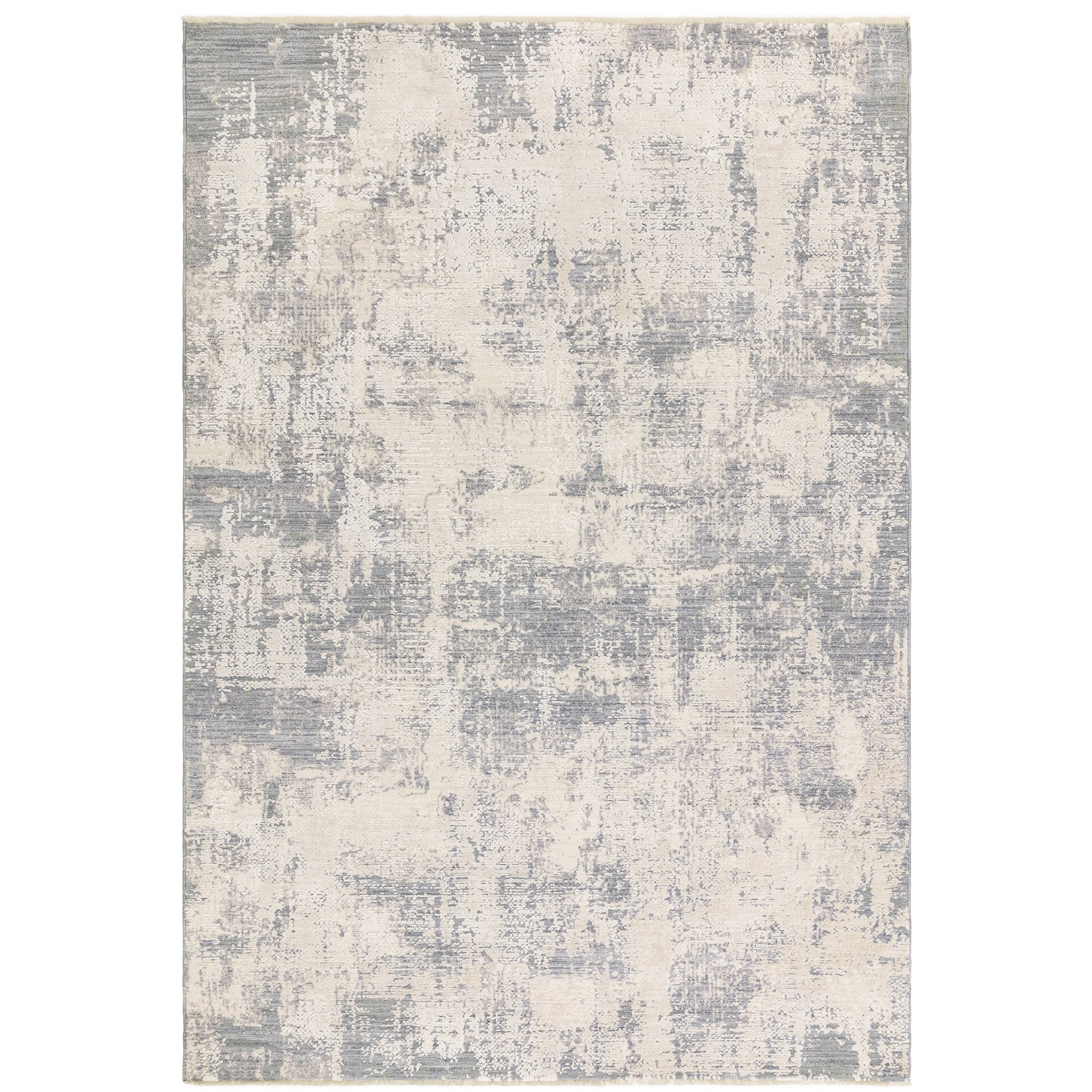 Contemporary design rug in spacedyed yarns in natural tones and subtle hues of grey. Size Large Pile height: 8mm Dimensions: 1600 x 2300 mm Machine Woven in Turkey Material: polyester Delivery: 5-7 days
